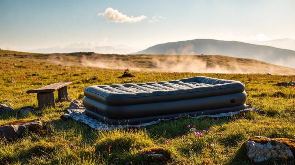 Top 5 matelas gonflables pour des nuits confortables en montagne